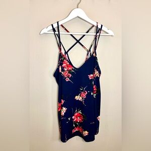Papermoon Floral Strappy Tank Top NWOT